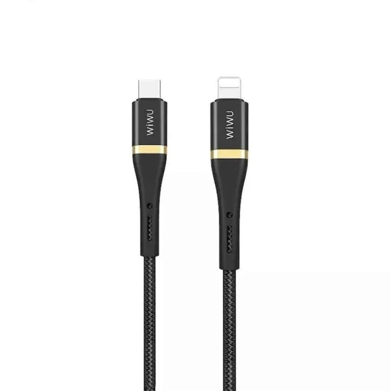 Kabel USB Wiwu ED-103 Elite Type-C - Lightning, 1.2 m, qara