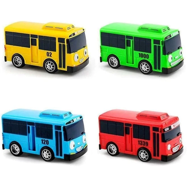 Набор игрушечных автобусов Tayo B09JZG6SBW, 4 шт