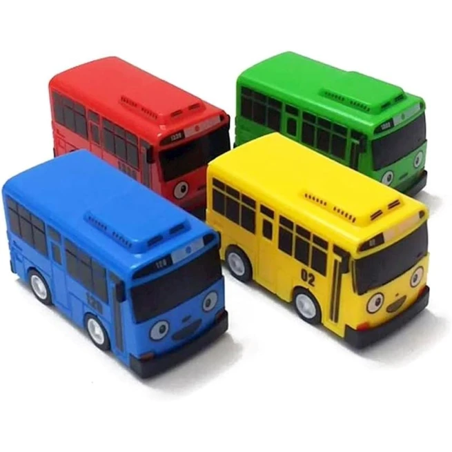 Набор игрушечных автобусов Tayo B09JZG6SBW, 4 шт