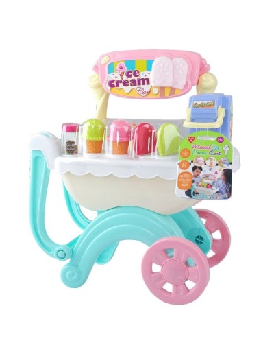 Oyun dəsti PlayGo Musical Ice Cream Cart 03520-1