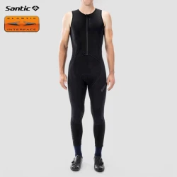 Велокомбенизон мужской Santic TM3C04165H, черный, размер L
