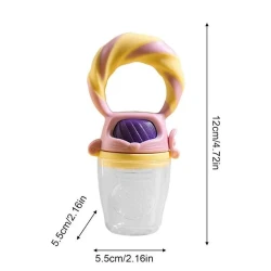 Ниблер MS00002PY, 4+ мес, силикон, желтый/фиолетовый Ниблер MS00002PY, 4+ мес, силикон, желтый/фиолетовый