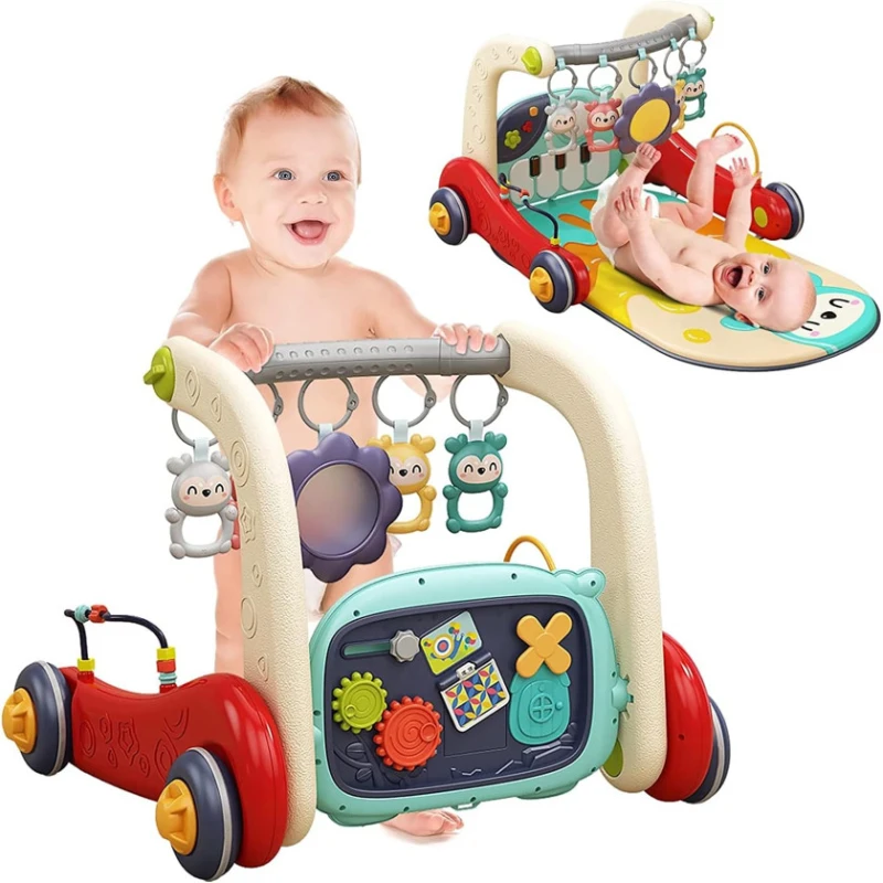 Центр детской активности Huanger Baby1234-RAX 3-in-1, ходунки, музыкальный ковер и игровая панель Центр детской активности Huanger Baby1234-RAX 3-in-1, ходунки, музыкальный ковер и игровая панель