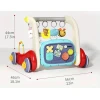 Центр детской активности Huanger Baby1234-RAX 3-in-1, ходунки, музыкальный ковер и игровая панель Центр детской активности Huanger Baby1234-RAX 3-in-1, ходунки, музыкальный ковер и игровая панель