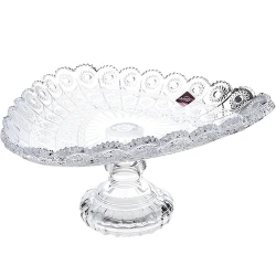 Şirniyyat qabı Sakura glass 71702W, 31 sm, şüşə, şəffaf