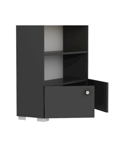 Stellaj Ev Plus 12115602, LDSP, boz, 187x94x30 sm