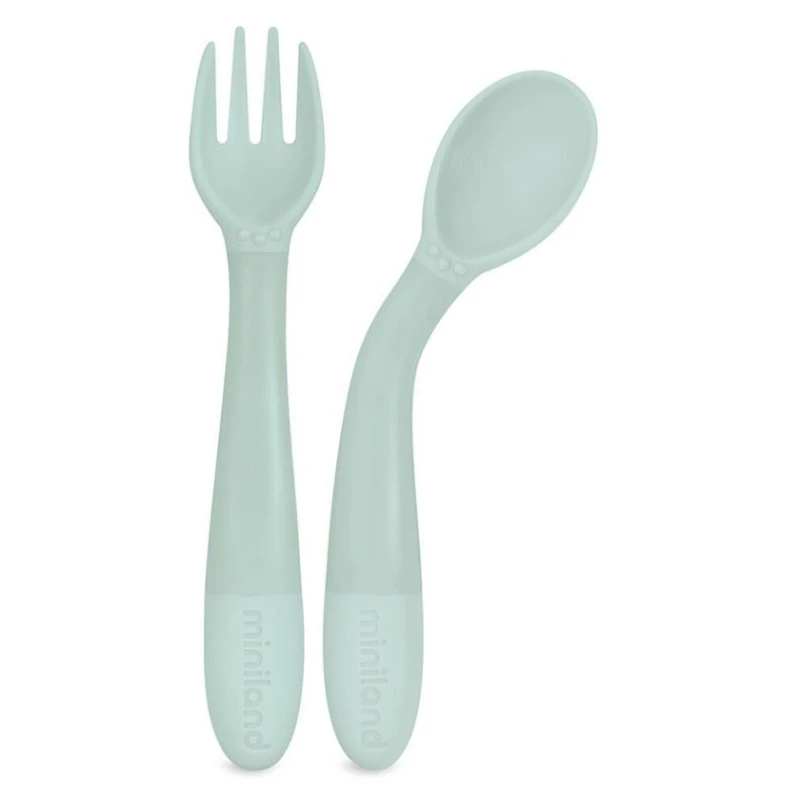 Комплект посуды для детей Miniland BLW 89537, 5 предметов, зеленый Комплект посуды для детей Miniland BLW 89537, 5 предметов, зеленый