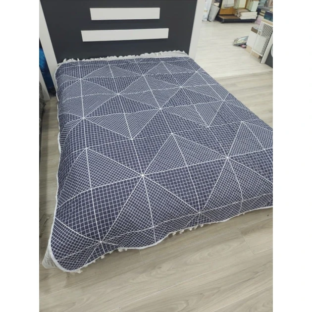 Стеганое одеяло Yorganci SHA-00006434, летнее, полутораспальное, 155x215 см