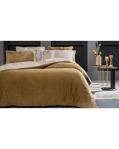 Yataq dəsti Yataş CharMe Estie XL, yorğan üzü 220х240 sm, mələfə 240х280 sm, yastıq üzü 50x70 sm (4 əd), ikinəfərlik, pambıq/poliester, qəhvəyi