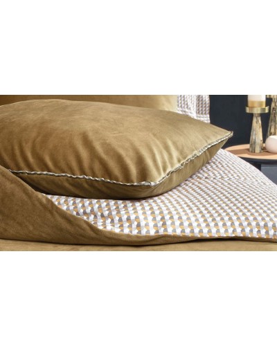Yataq dəsti Yataş CharMe Estie XL, yorğan üzü 220х240 sm, mələfə 240х280 sm, yastıq üzü 50x70 sm (4 əd), ikinəfərlik, pambıq/poliester, qəhvəyi