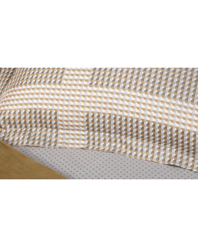 Yataq dəsti Yataş CharMe Estie XL, yorğan üzü 220х240 sm, mələfə 240х280 sm, yastıq üzü 50x70 sm (4 əd), ikinəfərlik, pambıq/poliester, qəhvəyi