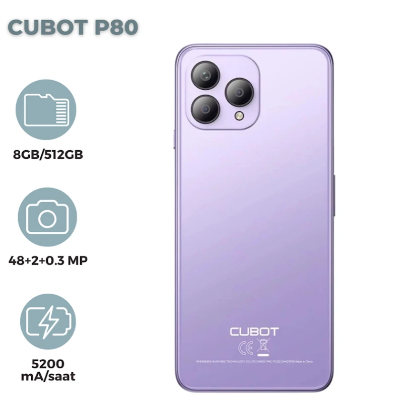 Смартфон Cubot P80 8GB/512GB Pink (6924136719961) Смартфон Cubot P80 8GB/512GB Pink (6924136719961)