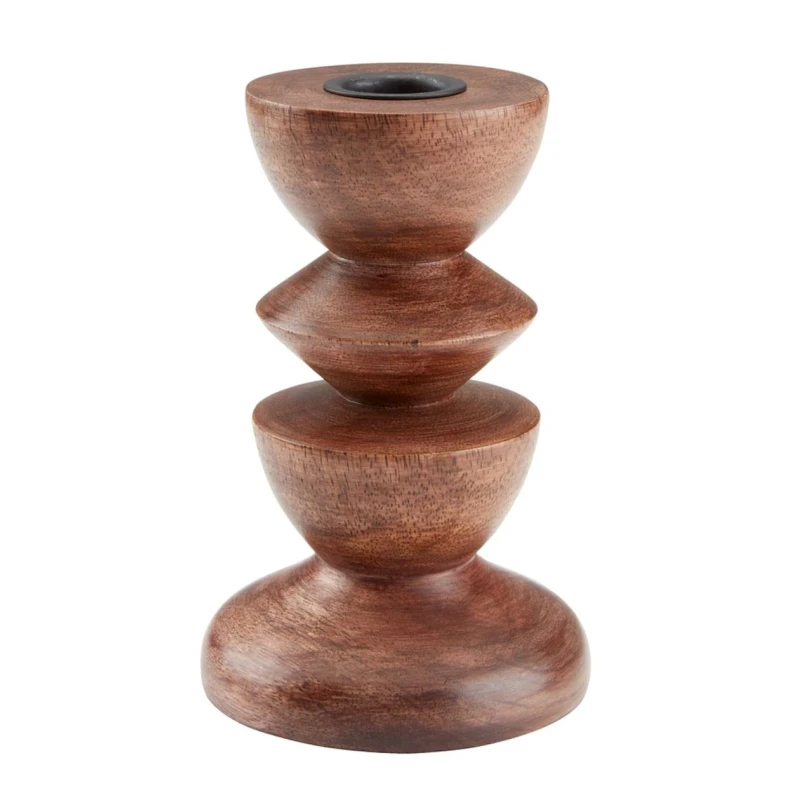 Şamdan JYSK Janus, 9x14 sm, qəhvəyi