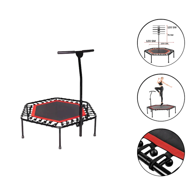 Батут Gymnic 1669/2, с поручнем, внутренний диаметр 100 см Батут Gymnic 1669/2, с поручнем, внутренний диаметр 100 см