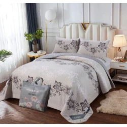 Набор покрывало и наволочки Dantel SHA-00005978, разноцветный, покрывало 220х240 см, наволочки 50х70 см