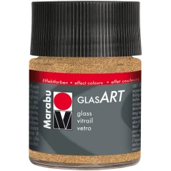 Краска витражная Marabu Glas Art 586 Glitter-red Gold 50 мл