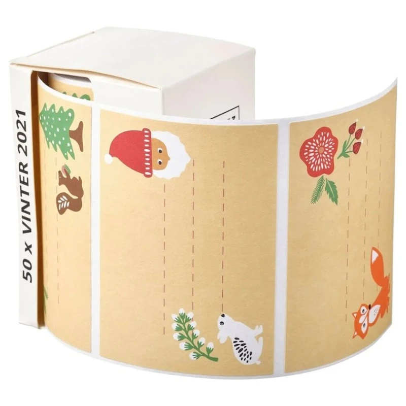 Yapışdırmalar dəsti IKEA Santa Claus Vinter 2021, 50 yapışdırma Yapışdırmalar dəsti IKEA Santa Claus Vinter 2021, 50 yapışdırma