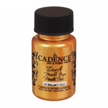 Akril boya-metallik Cadence Dora Metallic Paint 121 Brilliant Gold 50 ml