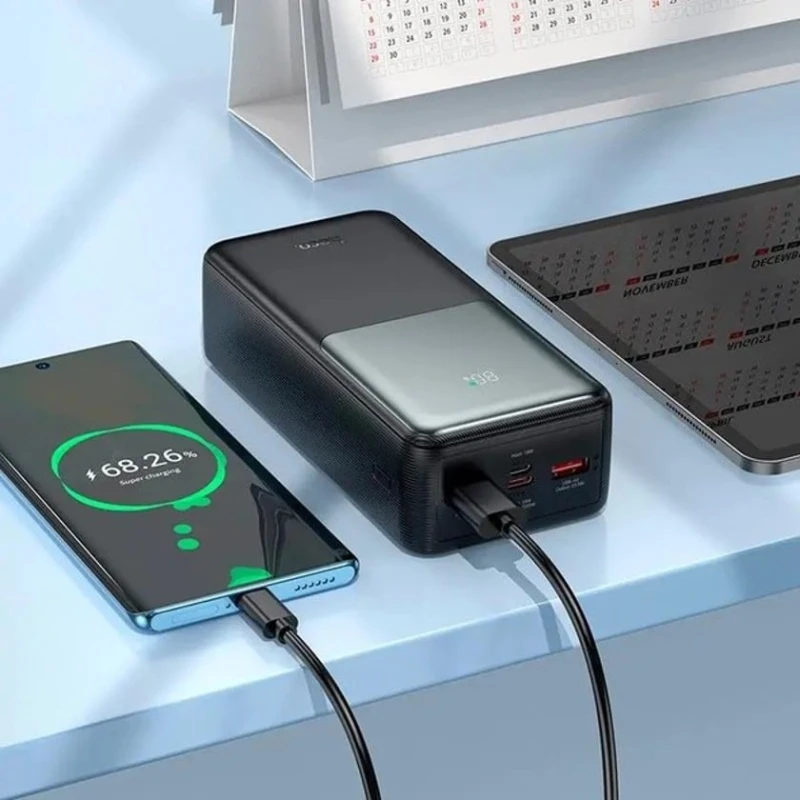 Внешний аккумулятор Hoco J136B 30000 mAh Black Внешний аккумулятор Hoco J136B 30000 mAh Black