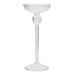 Şamdan Hom-me 21 sm, şüşə, şəffaf