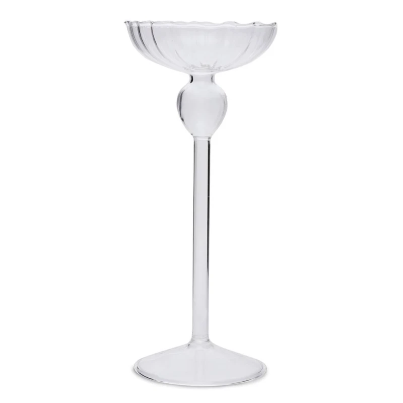 Şamdan Hom-me 21 sm, şüşə, şəffaf Şamdan Hom-me 21 sm, şüşə, şəffaf