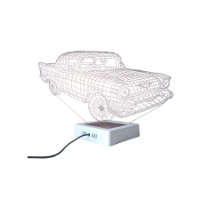 3D лампа 3d lights Классическая Машина, красный, 19х32 см 3D лампа 3d lights Классическая Машина, красный, 19х32 см