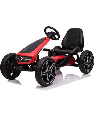 Uşaq üçün pedallı kartinq Mercedes-Benz Go Kart Go Kart MB-802-R, qırmızı