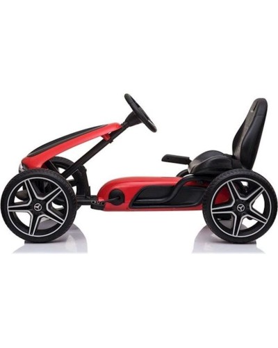 Uşaq üçün pedallı kartinq Mercedes-Benz Go Kart Go Kart MB-802-R, qırmızı