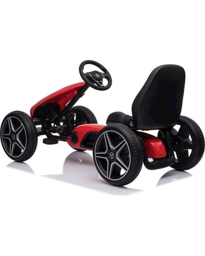 Uşaq üçün pedallı kartinq Mercedes-Benz Go Kart Go Kart MB-802-R, qırmızı