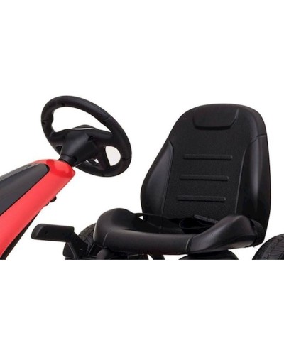 Uşaq üçün pedallı kartinq Mercedes-Benz Go Kart Go Kart MB-802-R, qırmızı