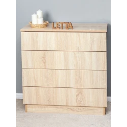 Комод Letta, ЛДСП, бежевый, 73х33х75 см Комод Letta, ЛДСП, бежевый, 73х33х75 см