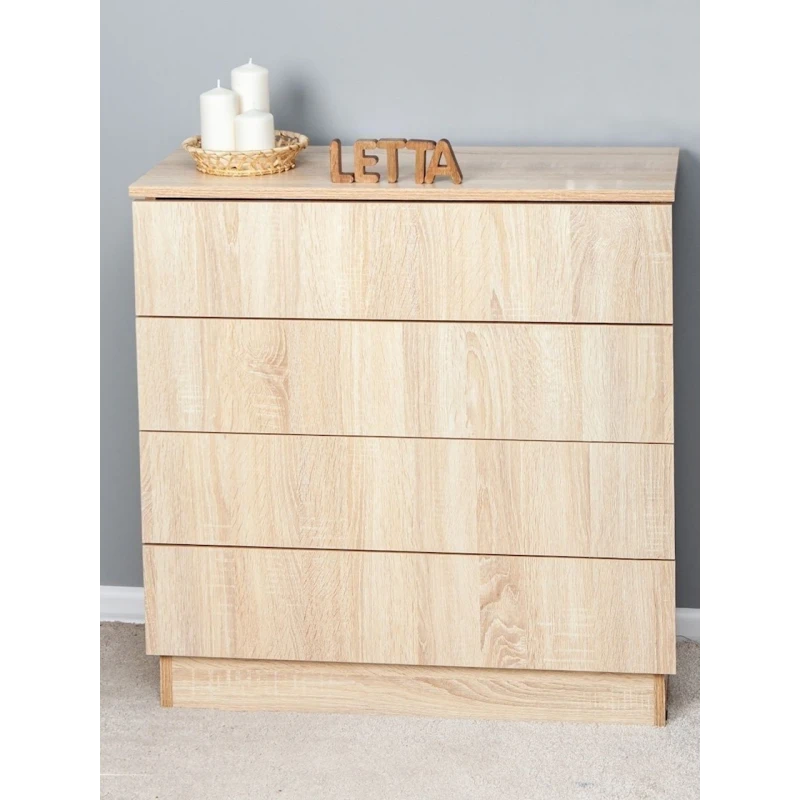 Комод Letta, ЛДСП, бежевый, 73х33х75 см Комод Letta, ЛДСП, бежевый, 73х33х75 см
