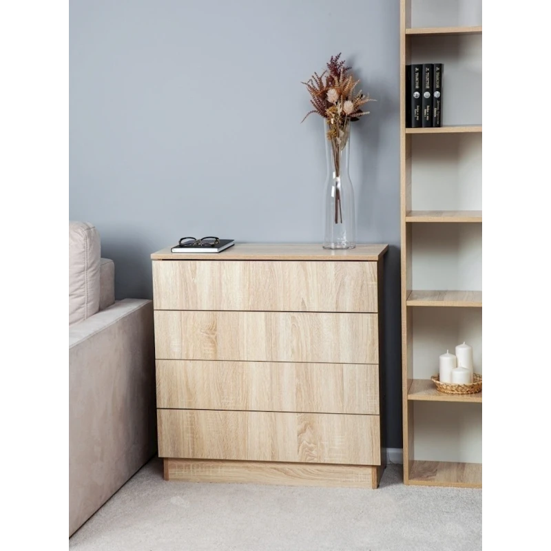 Комод Letta, ЛДСП, бежевый, 73х33х75 см Комод Letta, ЛДСП, бежевый, 73х33х75 см