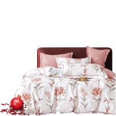Yataq dəsti Narlı 000921, yorğan üzü 200x220 sm, mələfə 240x260 sm, 2 yastıq üzü 50x70 sm, ikinəfərlik, pambıq/satin, rəngbərəng