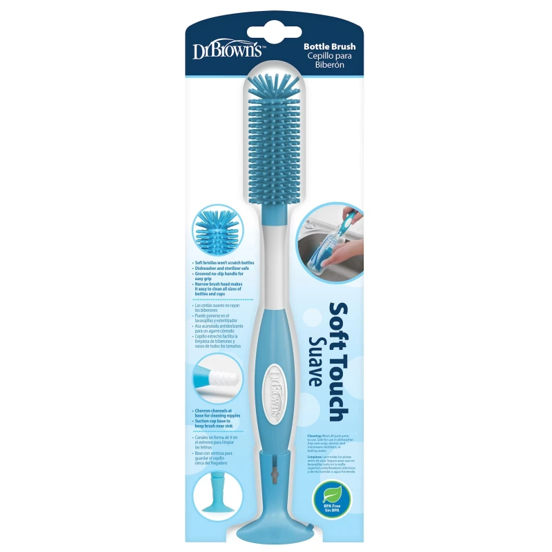 Щеточка для бутылочек Dr Brown's AC077-INTL, голубая