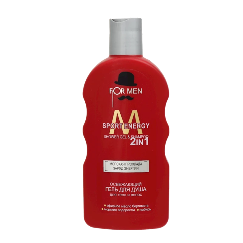 Duş üçün gel Family Doctor For Men Sport Energy təravətləndirici 200 ml Duş üçün gel Family Doctor For Men Sport Energy təravətləndirici 200 ml