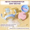 Поильник-непроливайка с трубочкой SB000003B, 300 мл, силикон, голубой, 5+ мес Поильник-непроливайка с трубочкой SB000003B, 300 мл, силикон, голубой, 5+ мес