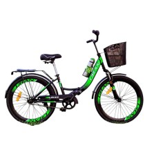 Uşaq velosipedi smil_1350, 24 sürət, yaşıl, ölçü 24