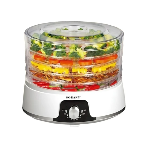 Сушилка для овощей и фруктов Sokany SK-10072 Сушилка для овощей и фруктов Sokany SK-10072