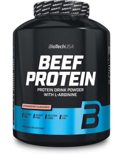 Protein BioTechUSA Beef Strawberry, 1816 q
