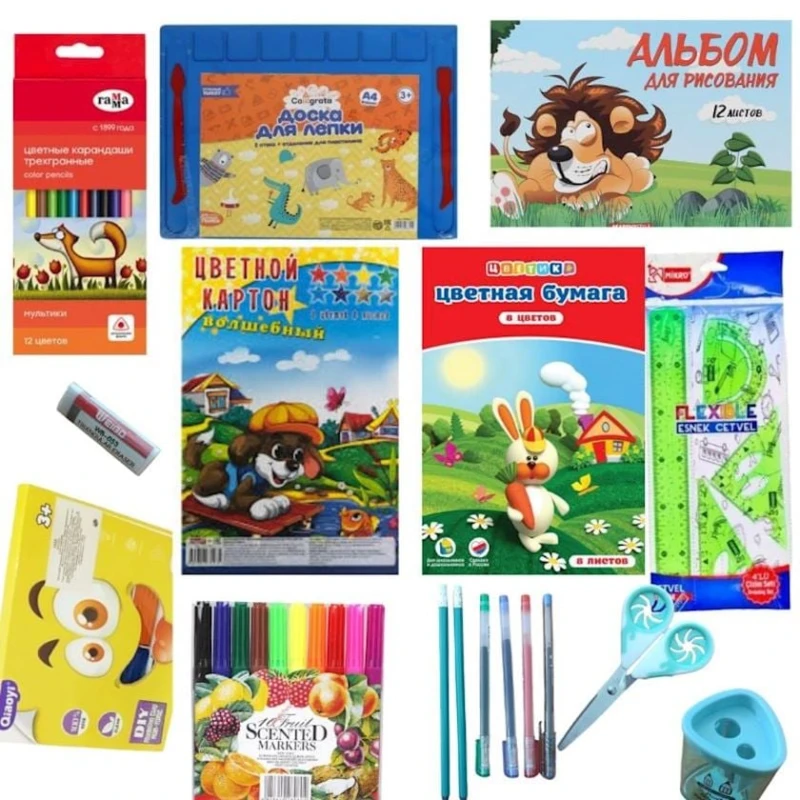 Məktəb dəsti PA-1011172 ortopedik çanta + məktəb ləvazimatları, 21 əşya Məktəb dəsti PA-1011172 ortopedik çanta + məktəb ləvazimatları, 21 əşya