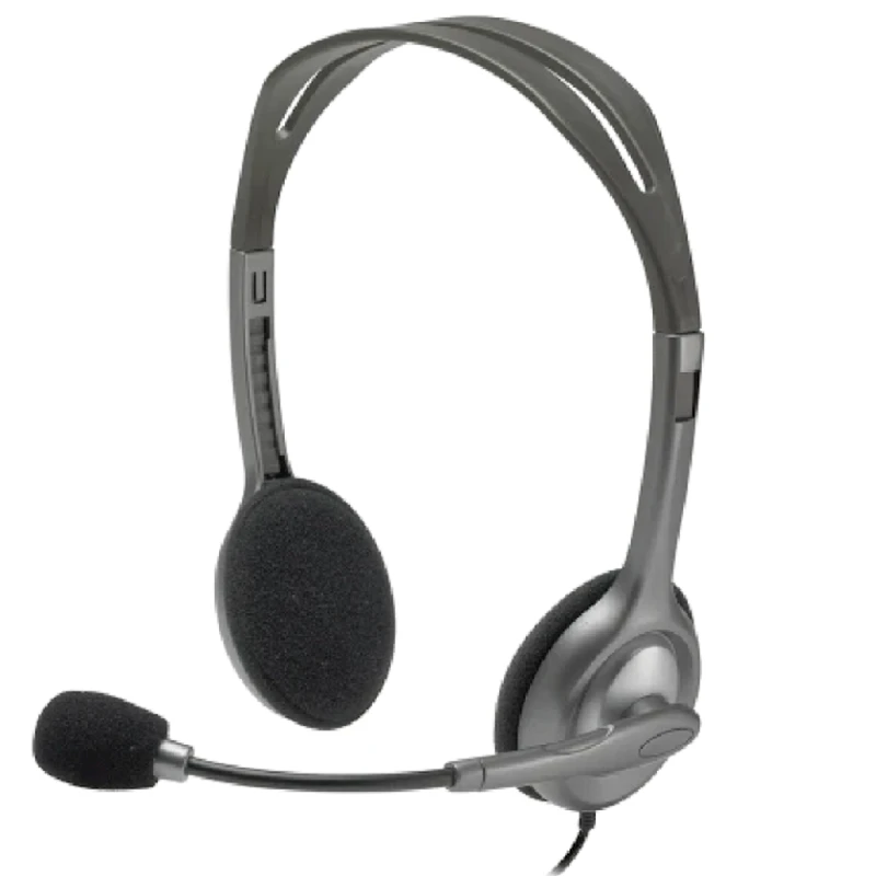 Проводные наушники Logitech Stereo Headset H110 Grey