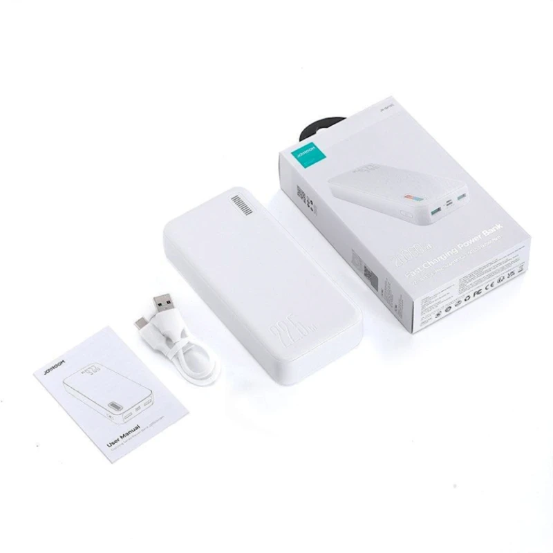 Внешний аккумулятор Joyroom QP195 20000mAh White Внешний аккумулятор Joyroom QP195 20000mAh White
