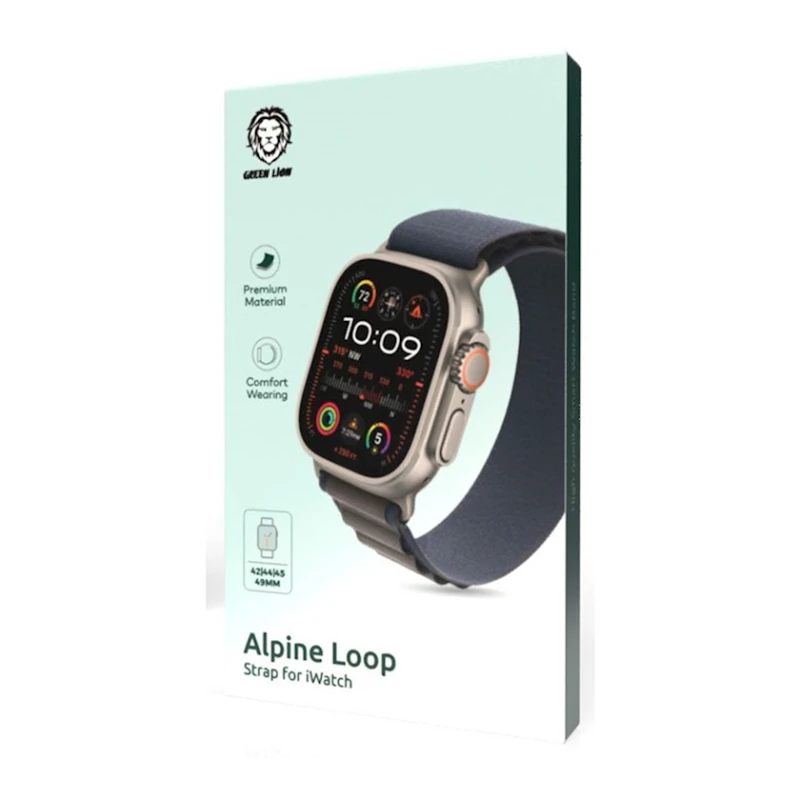 Ремешок Green Lion GNALNWBBL для Apple Watch 42/44/45/49 mm Blue