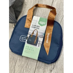 Термосумка AA-ES-059, 25x15x20 см, текстиль, синяя Термосумка AA-ES-059, 25x15x20 см, текстиль, синяя