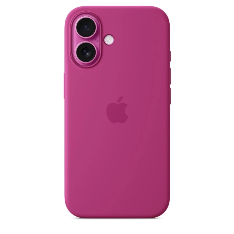 MagSafe ilə Silikon Case iPhone 16 Fuchsia