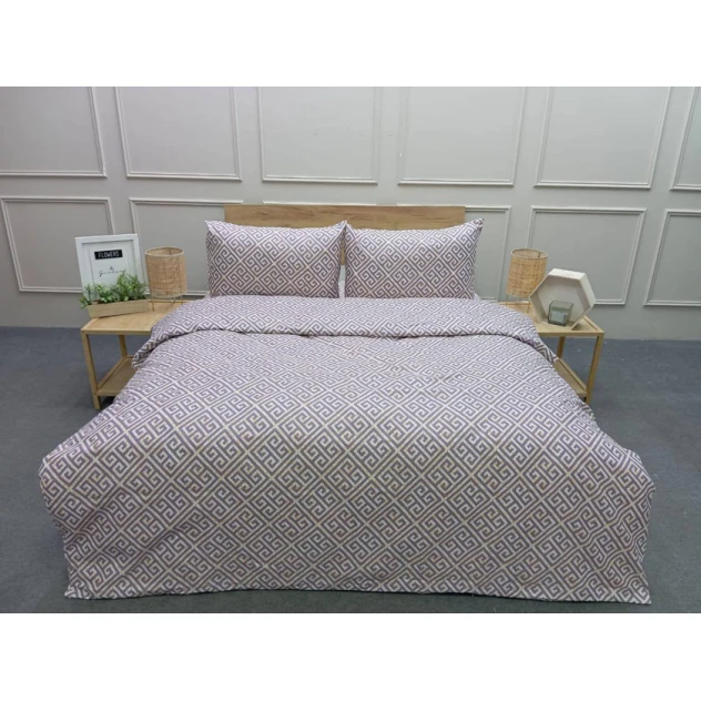 Комплект постельного белья Luxe Cotton MX942, пододеяльник 200x220, простыня 220x240, наволочка 50x70 2 шт