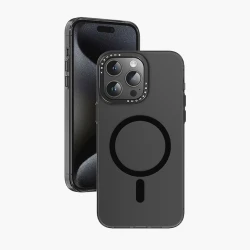 Чехол Keephone Magviar Matte MagSafe для Apple iPhone 15 Pro, Черный