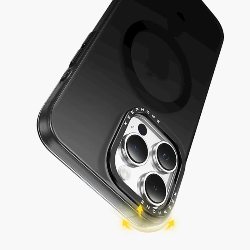 Чехол Keephone Magviar Matte MagSafe для Apple iPhone 15 Pro, Черный Чехол Keephone Magviar Matte MagSafe для Apple iPhone 15 Pro, Черный