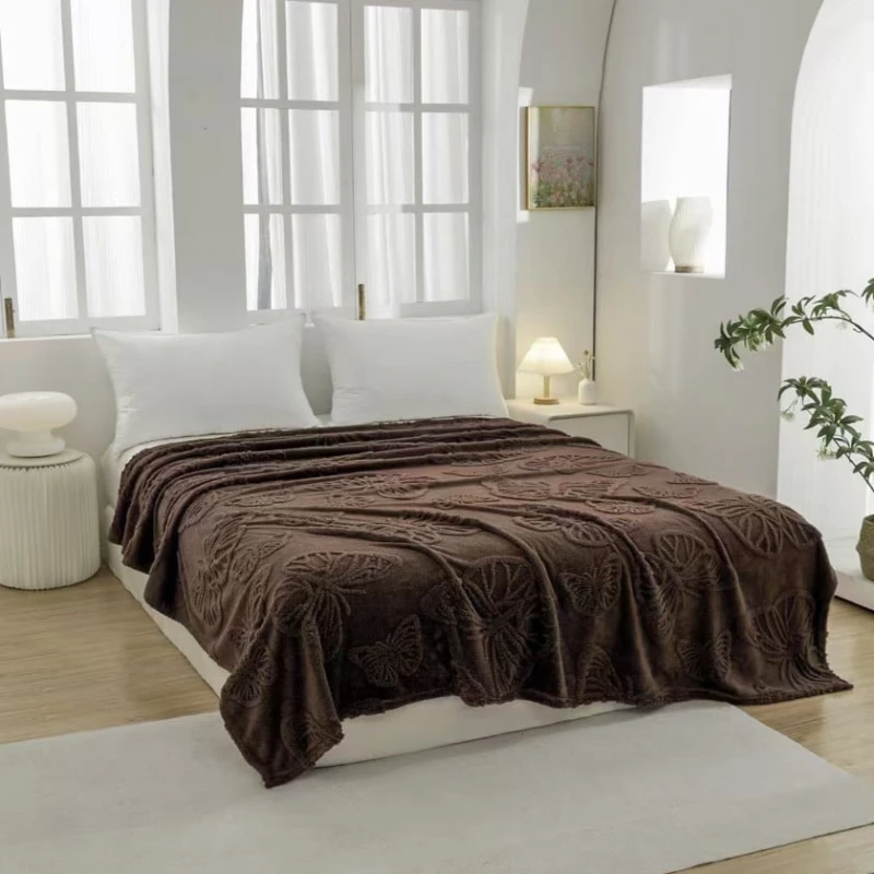 Покрывало FA tekstil-455, двуспальное, коричневое, 200x220 см Покрывало FA tekstil-455, двуспальное, коричневое, 200x220 см